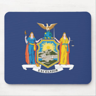 Alfombrilla De Ratón Bandera estatal de Nueva York, Estados Unidos