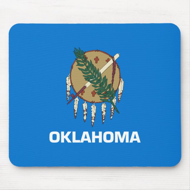 Alfombrilla De Ratón Bandera estatal de Oklahoma (Frente)