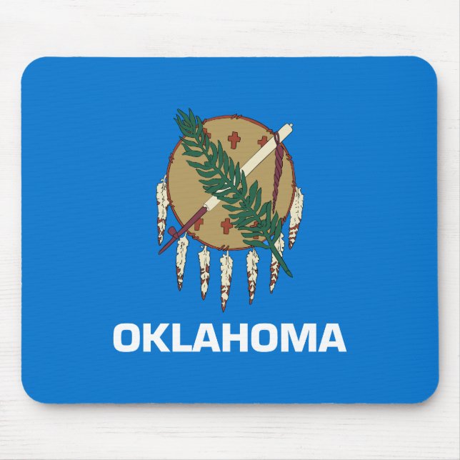 Alfombrilla De Ratón Bandera estatal de Oklahoma (Frente)