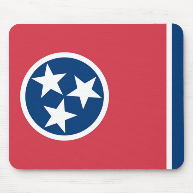 Alfombrilla De Ratón Bandera estatal de Tennessee, Estados Unidos (Frente)
