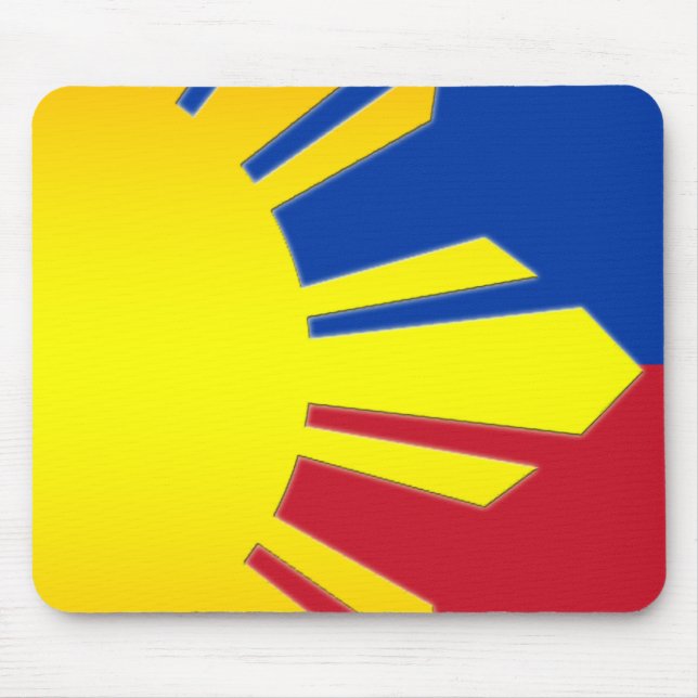 Alfombrilla De Ratón Bandera filipina (Mousepad) (Frente)