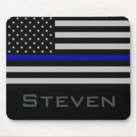 Bandera fina conocida personalizada de Blue Line