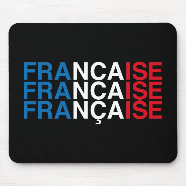 Alfombrilla De Ratón Bandera FRANCESA (Frente)