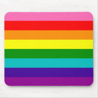 Bandera gay arcoiris LGBT Mousepad