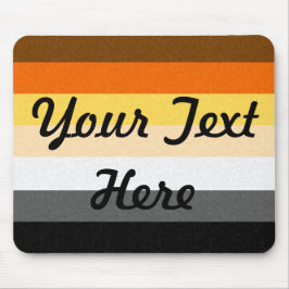 Alfombrilla De Ratón Bandera gay del orgullo del oso