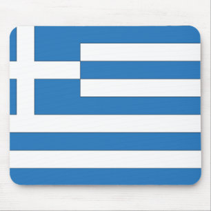 Alfombrilla De Ratón Bandera griega, bandera de Grecia