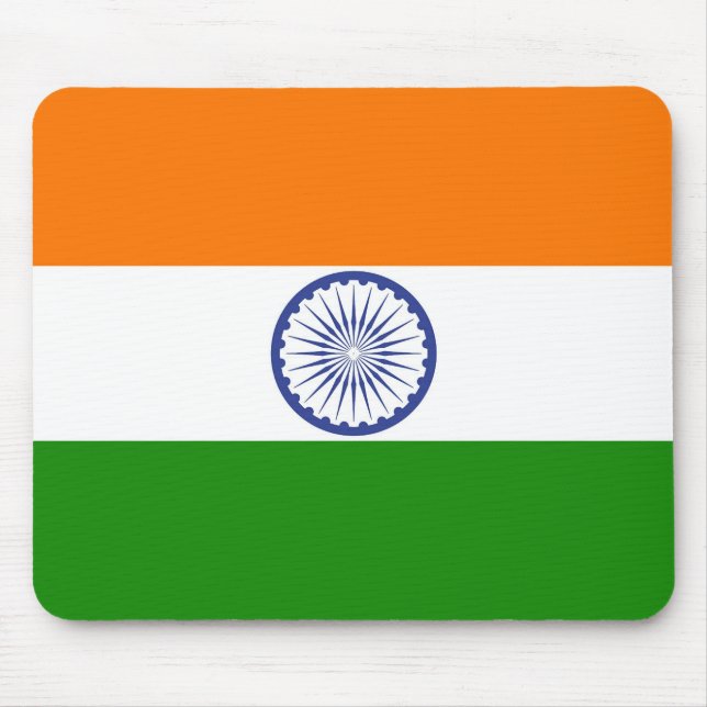 Alfombrilla De Ratón Bandera india (Frente)