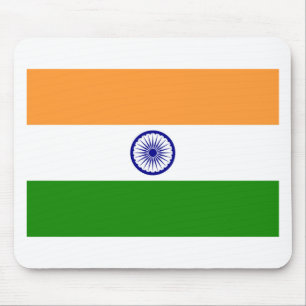 Alfombrilla De Ratón Bandera india - Imagen de alta calidad