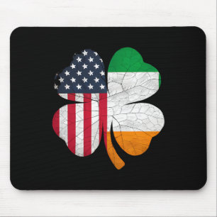 Alfombrilla De Ratón Bandera irlandesa americana Bandera de Irlanda Día