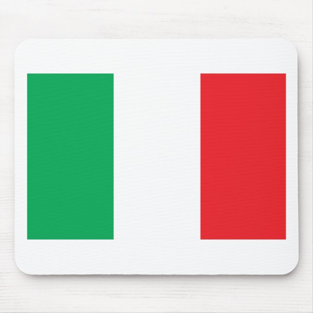 Alfombrilla De Ratón Bandera italiana (Frente)