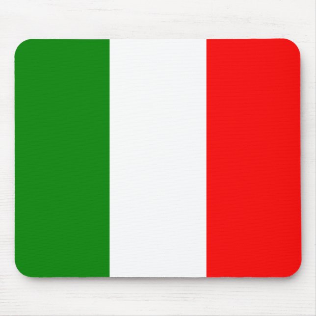 Alfombrilla De Ratón Bandera italiana de Italia Bandiera d'Italia Trico (Frente)