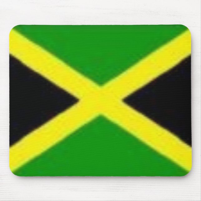 Alfombrilla De Ratón Bandera jamaicana (Frente)