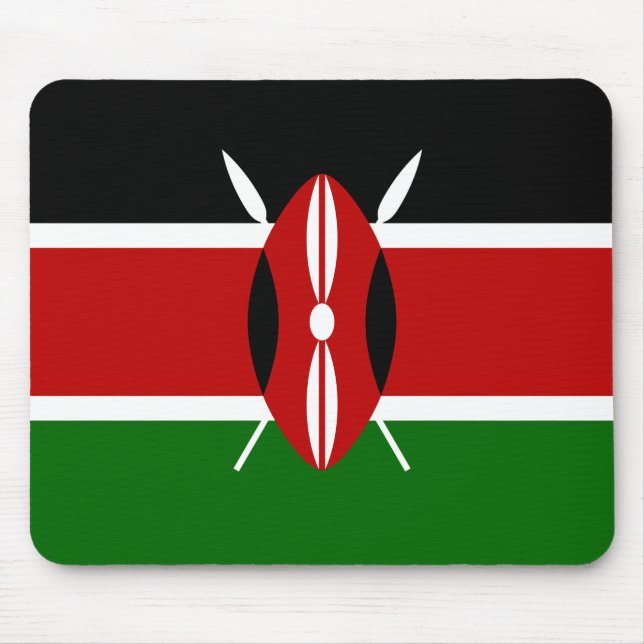 Alfombrilla De Ratón Bandera keniana (Kenya) (Frente)