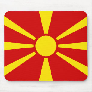 Alfombrilla De Ratón Bandera macedonia (macedonia)