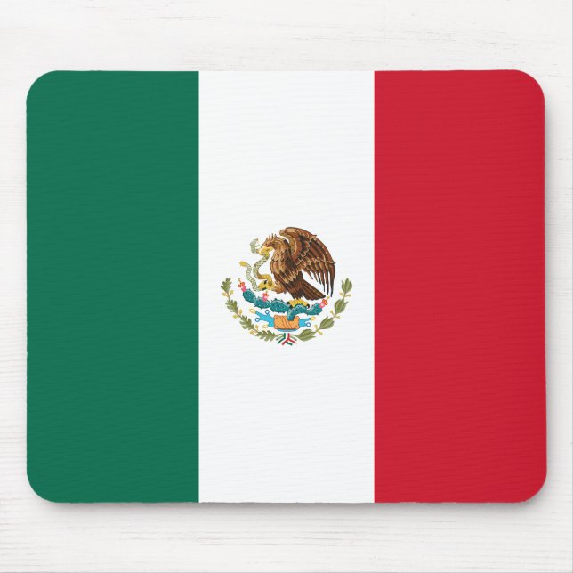 Alfombrilla De Ratón Bandera Mexicana (Frente)