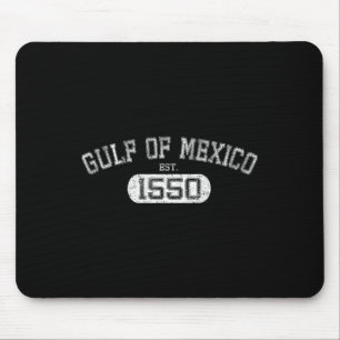 Alfombrilla De Ratón Bandera Mexicana Retro Golfo De México Est 1550 Pa