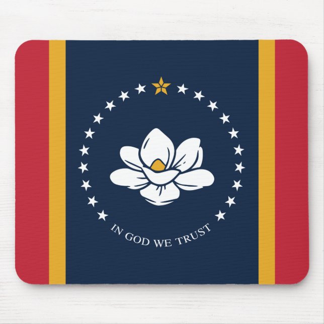 Alfombrilla De Ratón Bandera Mississippi 2020 Nuevo (Frente)