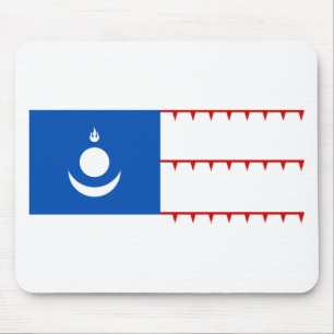 Alfombrilla De Ratón Bandera mongol del imperio