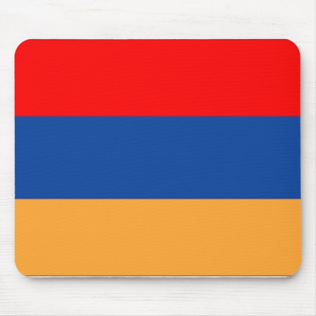 Alfombrilla De Ratón Bandera Mousepad de Armenia (Frente)