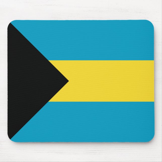 Alfombrilla De Ratón Bandera Mousepad de Bahamas (Frente)