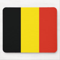 Bandera Mousepad de Bélgica