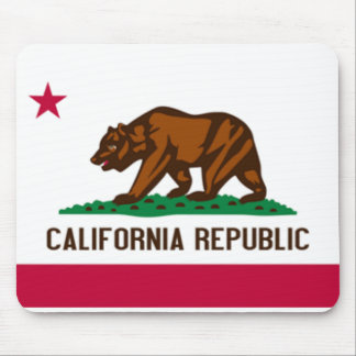 Alfombrilla De Ratón Bandera Mousepad de California