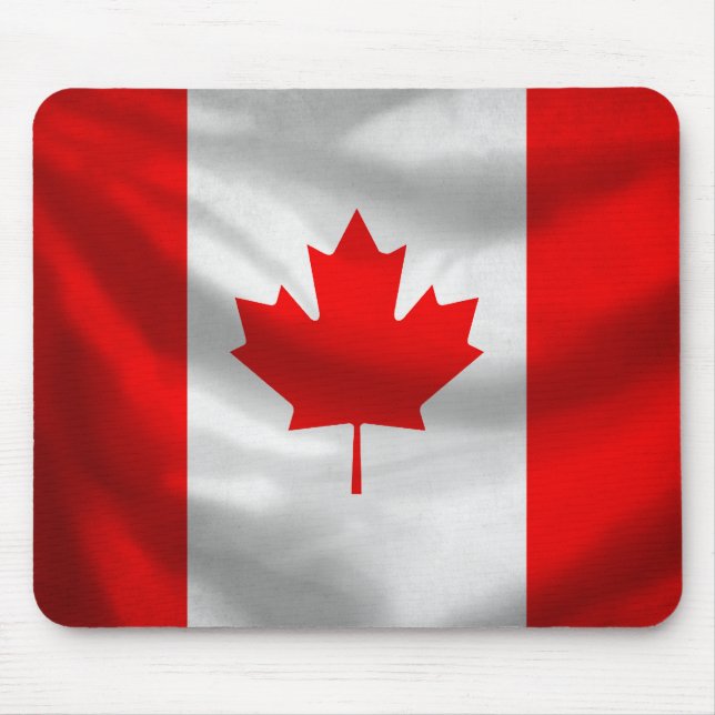 Alfombrilla De Ratón Bandera Mousepad de Canadá (Frente)