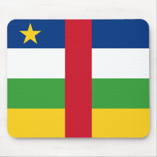 Alfombrilla De Ratón Bandera Mousepad de Centrafrique