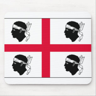 Alfombrilla De Ratón Bandera Mousepad de Cerdeña