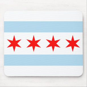 Alfombrilla De Ratón Bandera Mousepad de Chicago