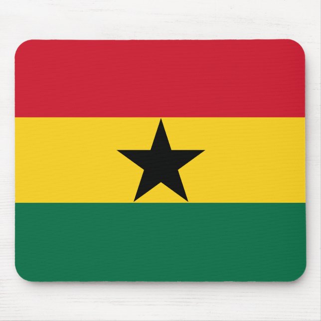 Alfombrilla De Ratón Bandera Mousepad de Ghana (Frente)