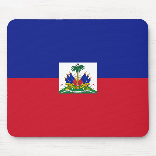 Alfombrilla De Ratón Bandera Mousepad de Haití (Frente)