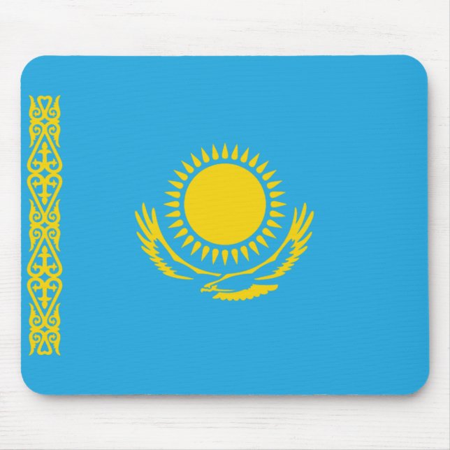 Alfombrilla De Ratón Bandera Mousepad de Kazajistán (Frente)