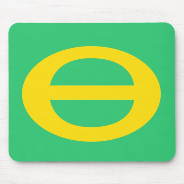 Alfombrilla De Ratón Bandera Mousepad de la ecología (Frente)