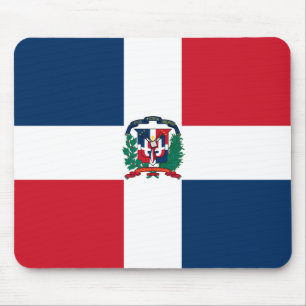 Alfombrilla De Ratón Bandera Mousepad de la República Dominicana