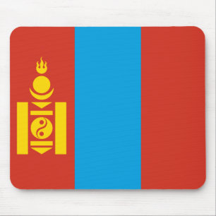 Alfombrilla De Ratón Bandera Mousepad de Mongolia