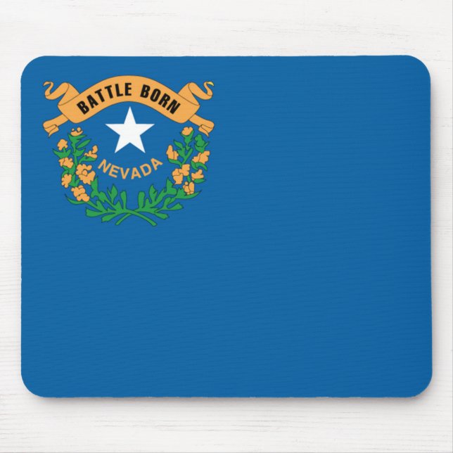 Alfombrilla De Ratón Bandera Mousepad de Nevada (Frente)