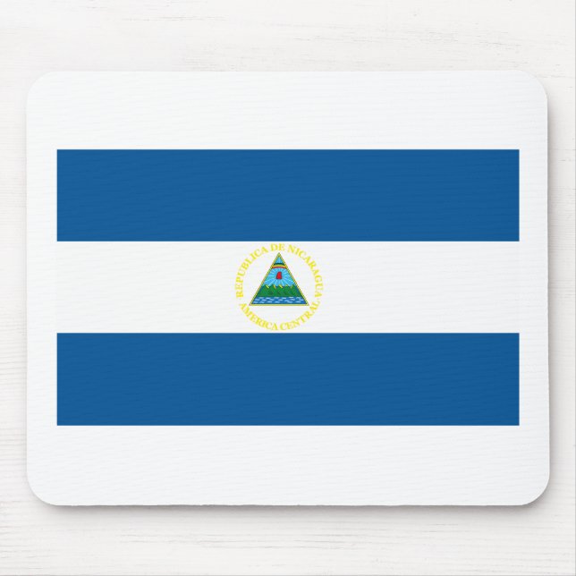 Alfombrilla De Ratón Bandera Mousepad de Nicaragua (Frente)