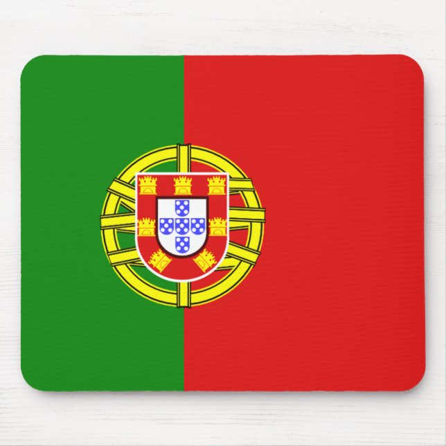 Alfombrilla De Ratón Bandera Mousepad de Portugal (Frente)