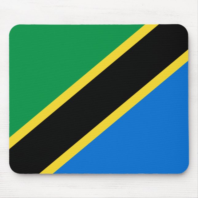 Alfombrilla De Ratón Bandera Mousepad de Tanzania (Frente)