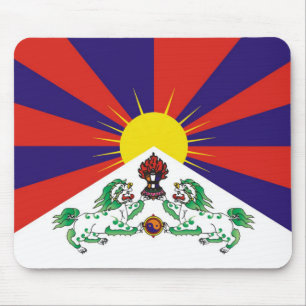 Alfombrilla De Ratón Bandera Mousepad de Tíbet