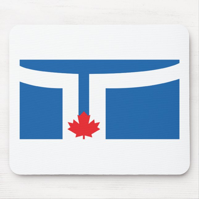 Alfombrilla De Ratón Bandera Mousepad de Toronto (Frente)
