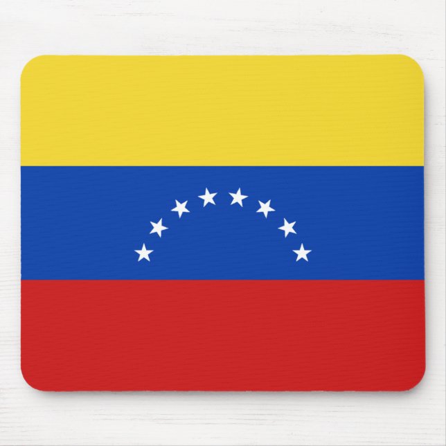 Alfombrilla De Ratón Bandera Mousepad de Venezuela (Frente)