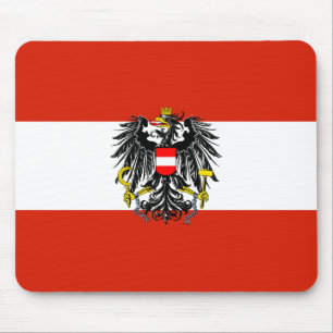 Alfombrilla De Ratón Bandera Mousepad del estado de Austria