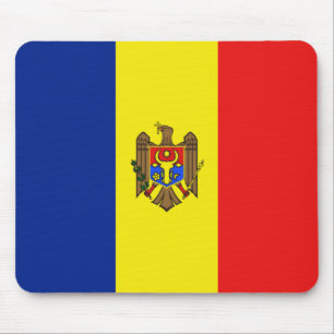 Alfombrilla De Ratón Bandera Mousepad del Moldavia