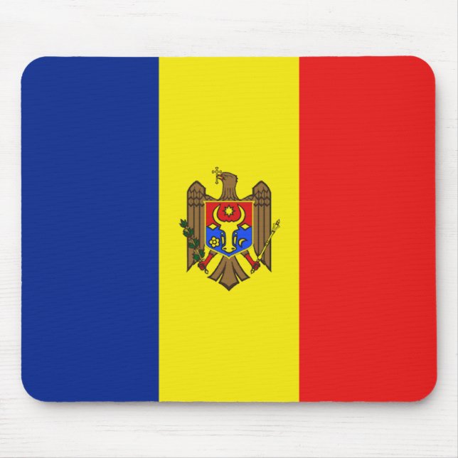 Alfombrilla De Ratón Bandera Mousepad del Moldavia (Frente)