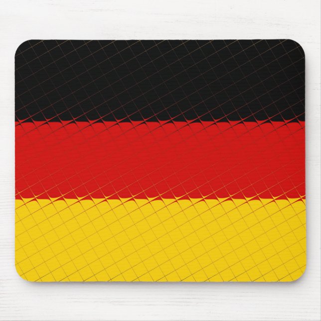 Alfombrilla De Ratón Bandera nacional de Alemania (Frente)
