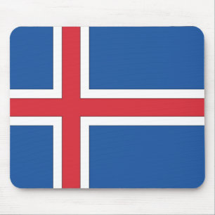 Alfombrilla De Ratón Bandera nacional de Islandia