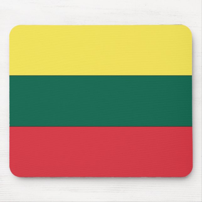 Alfombrilla De Ratón Bandera nacional de Lituania (Frente)