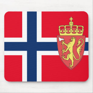 Alfombrilla De Ratón Bandera noruega